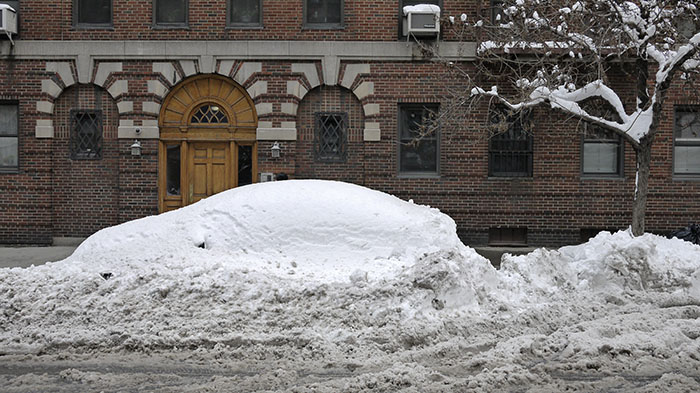 Snow on Car