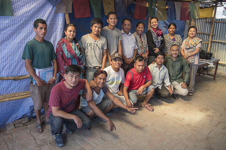 Nepal / SEEP classes at Camp Hope