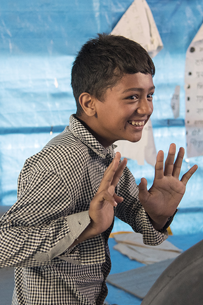 Nepal / Various Pourakhi projects, Temporary Housing camp at Chuchepati