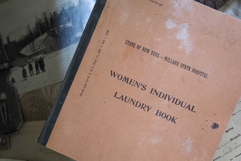 Trunk belonging to Anne Earley, nurse at Willard.