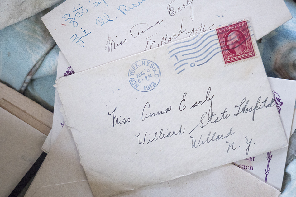 Trunk belonging to Anne Earley, nurse at Willard.