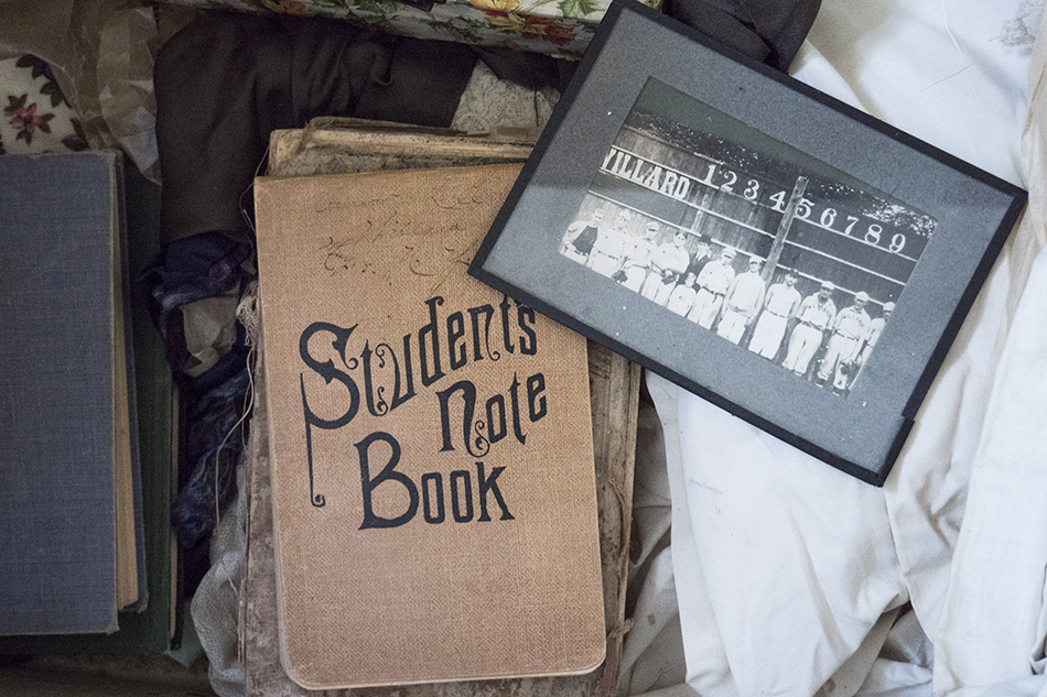 Trunk belonging to Anne Earley, nurse at Willard.