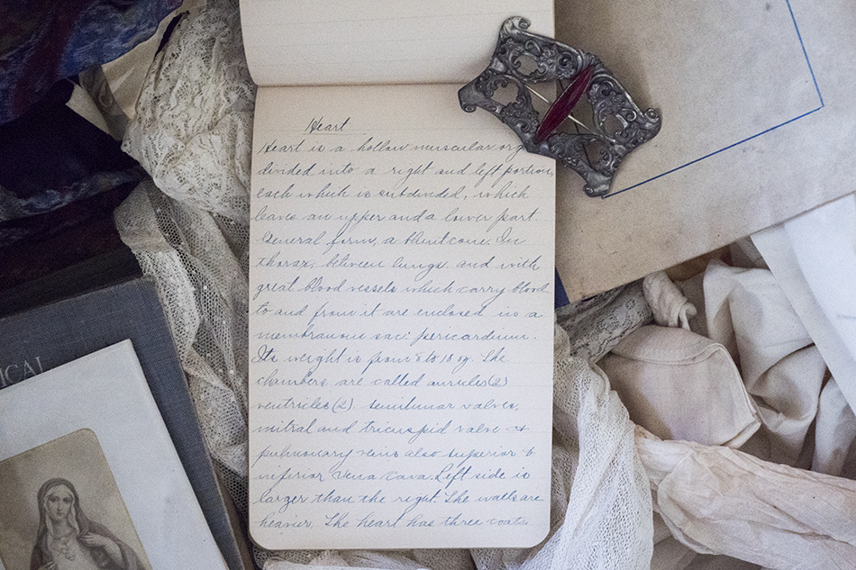 Trunk belonging to Anne Earley, nurse at Willard.